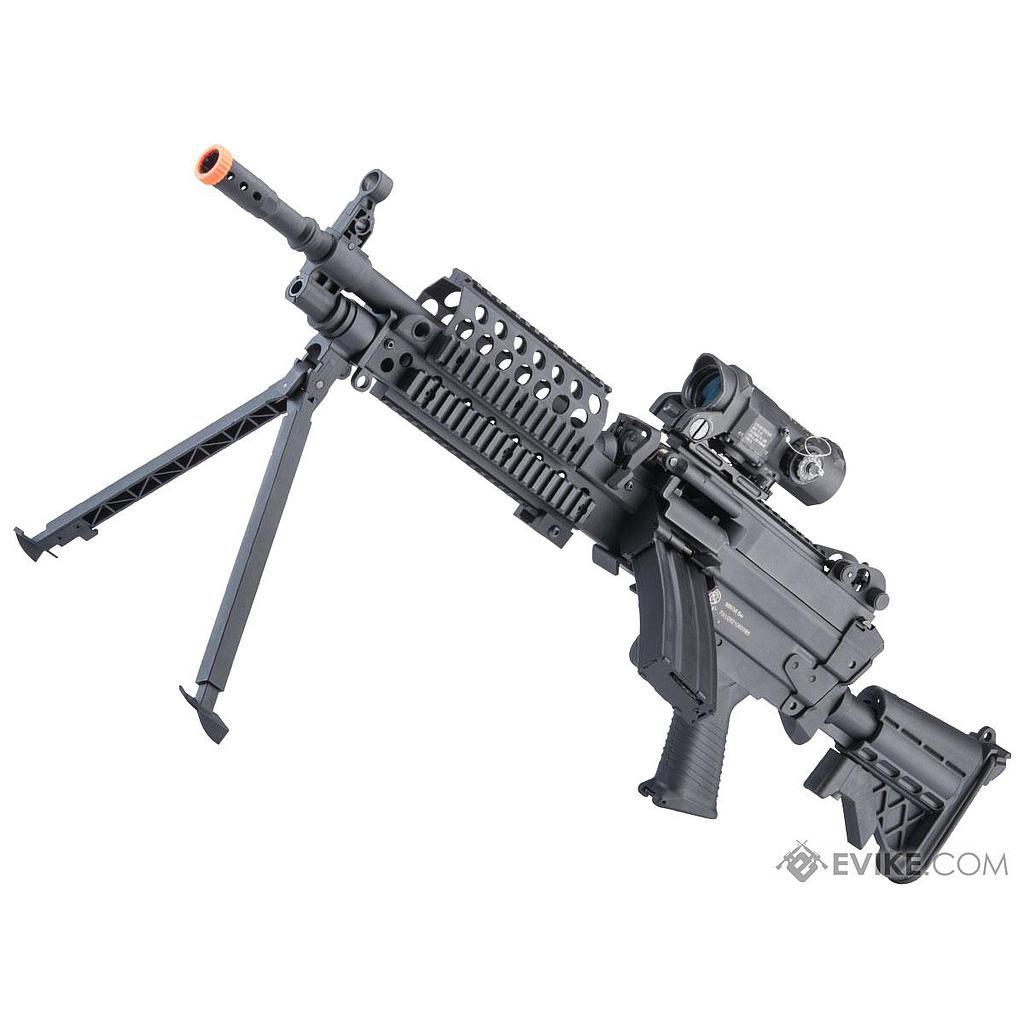 最新のデザイン CYBERGUN REPLICA AMETRALLADORA LICENCIA M249 MK46 - Airsoft その他